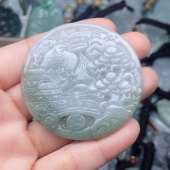 翡翠未镶嵌颈饰翡翠