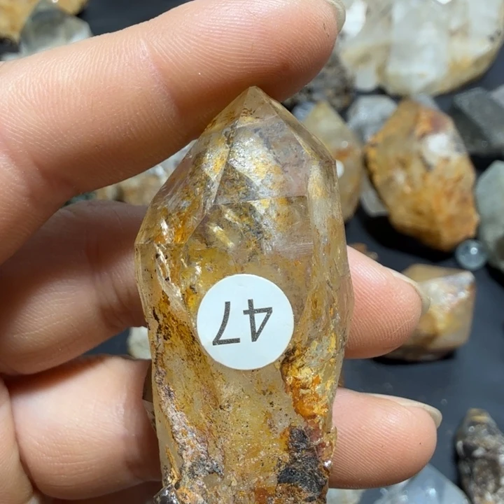 原***辉水晶未镶嵌珠宝半成品