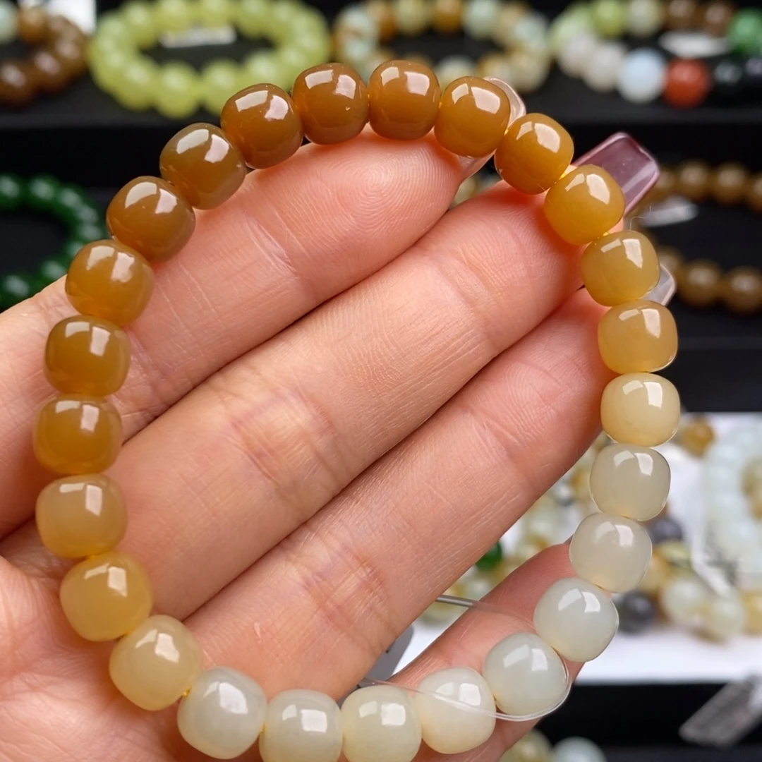 和田玉未镶嵌手串