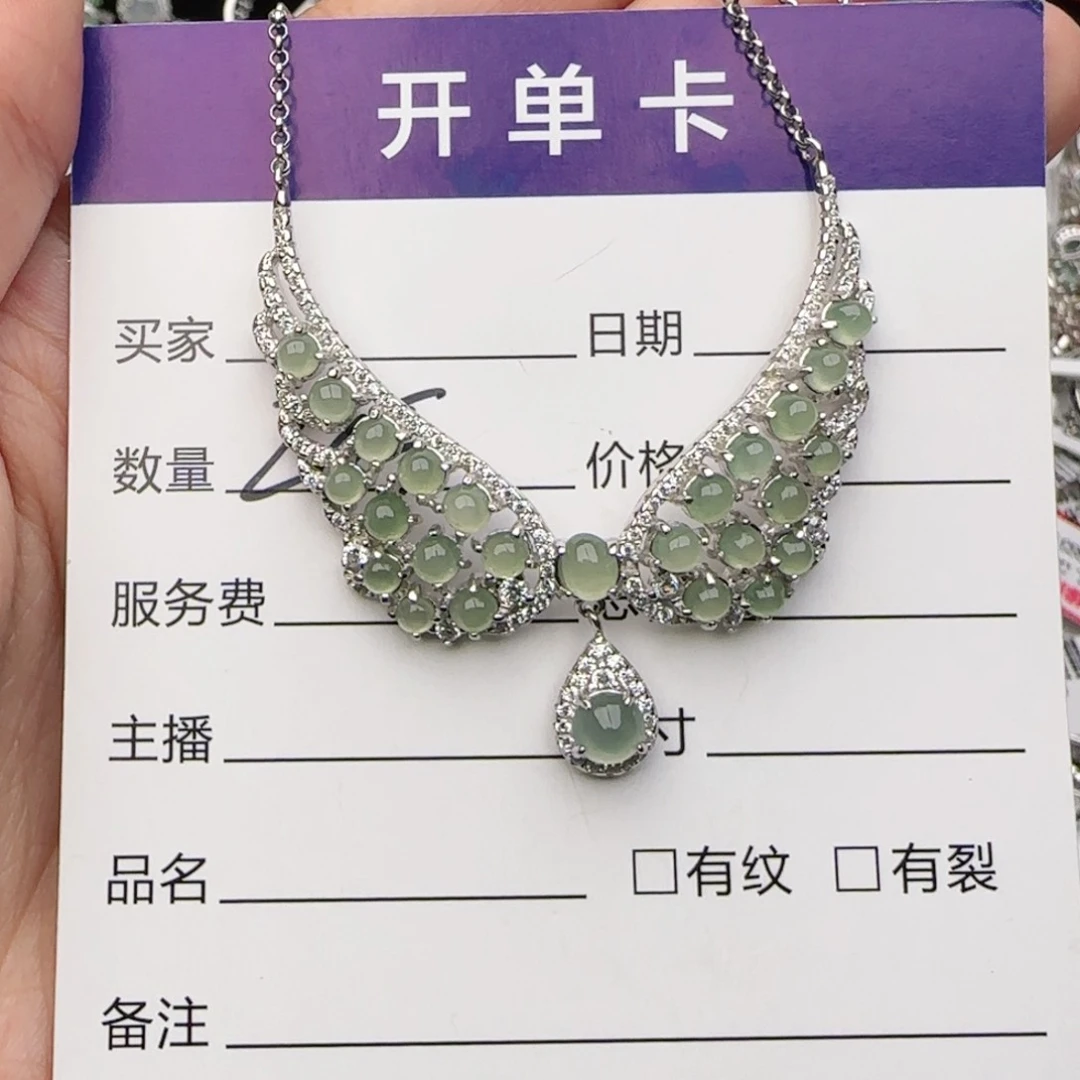 银S925镶嵌戒指翡翠无**求