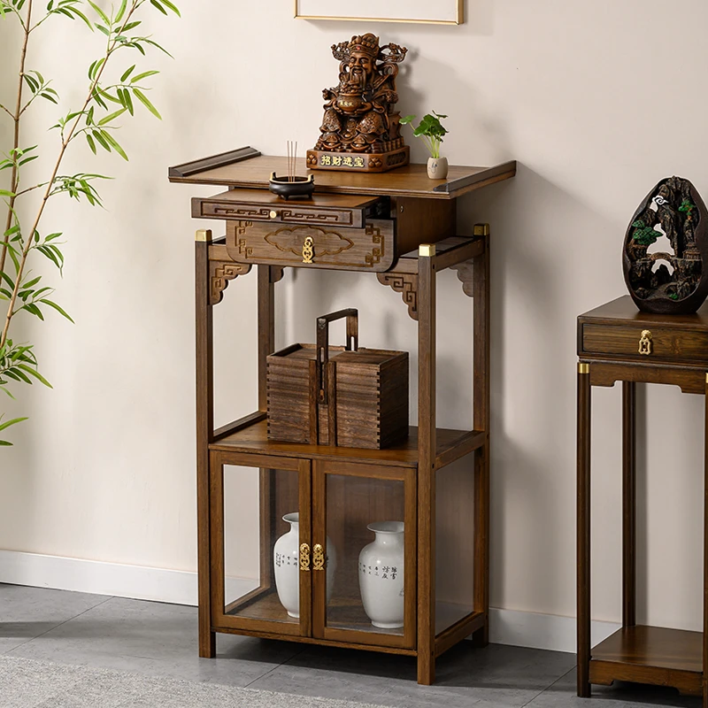 供桌佛台家用客厅供奉台香案财神爷观音菩萨佛龛神龛佛柜上供桌子