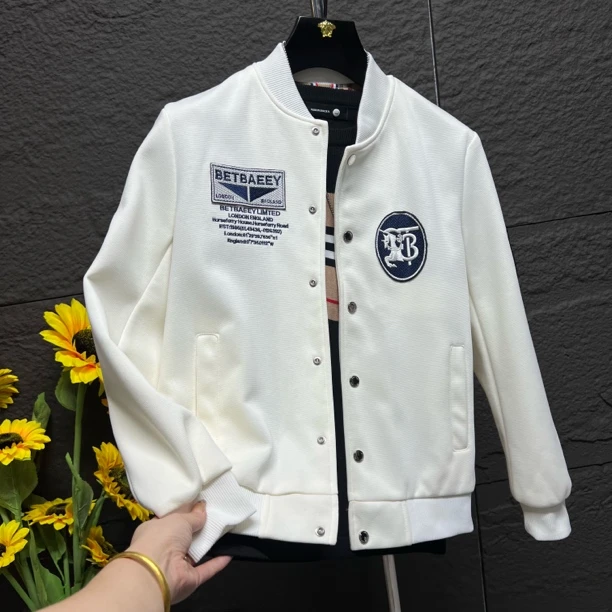 棒球领减龄常规款男螺纹下摆夹克男装时尚休闲潮流百搭秋季6801