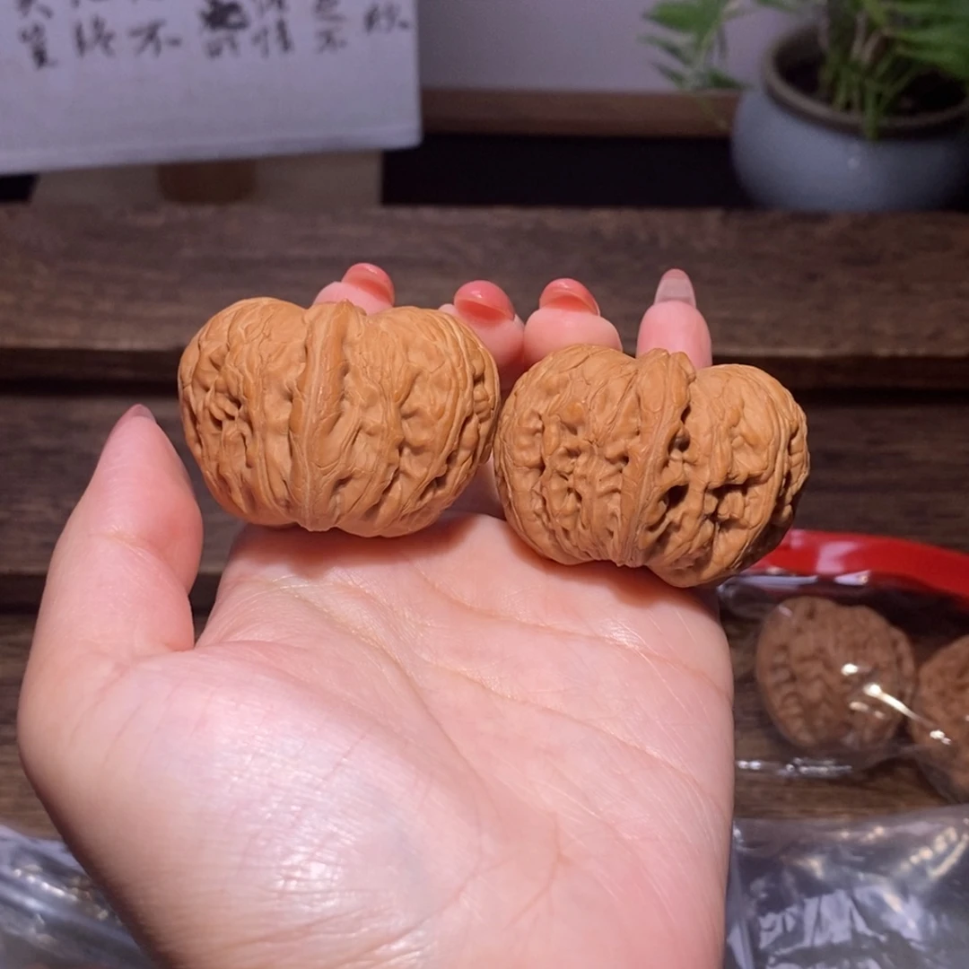 吊坠文玩核桃全品42平谷元宝