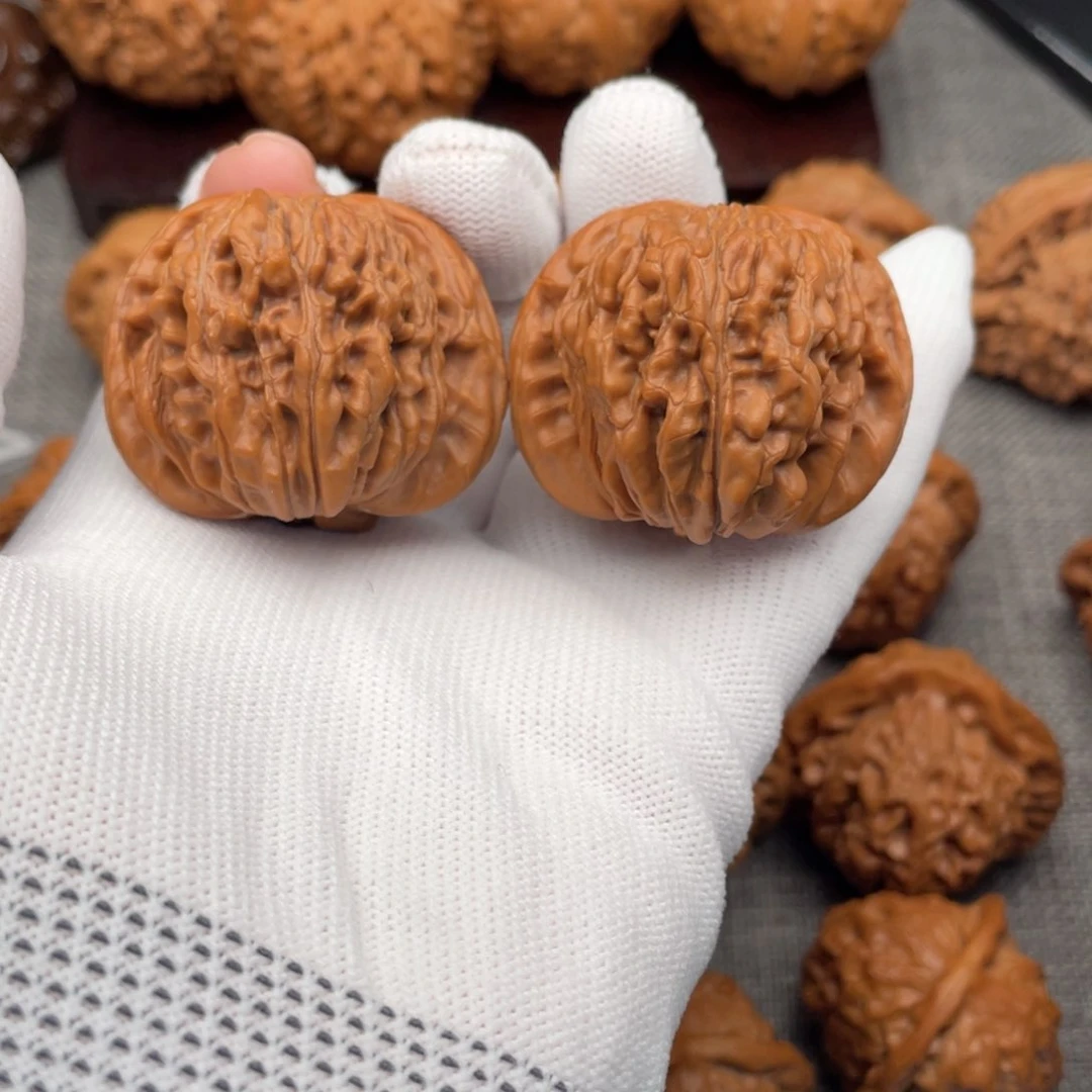 文玩核桃把件41南瓜平谷楼