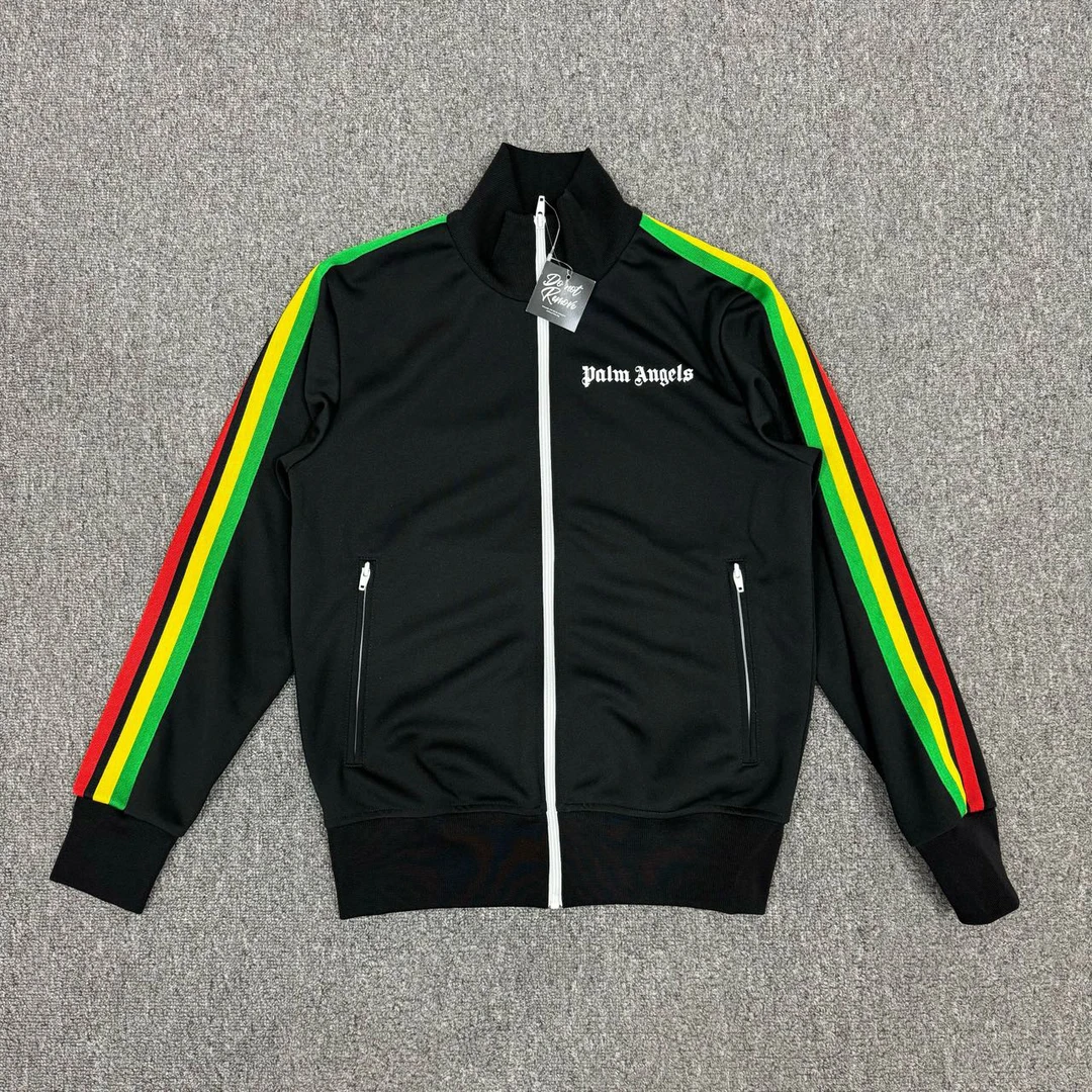全新未使用 Palm Angels 10872993 棕榈天使长袖拉链校服外套 S码