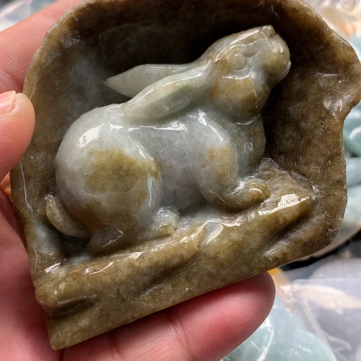 翡翠未镶嵌颈饰保真天然a货翡翠