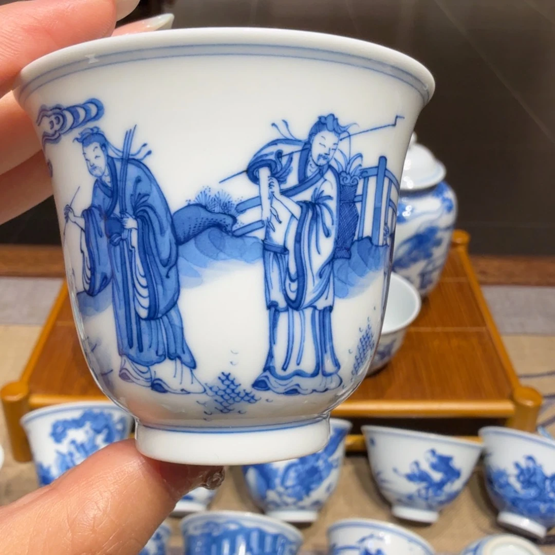 宸****堂海屋添筹陶瓷手工手绘