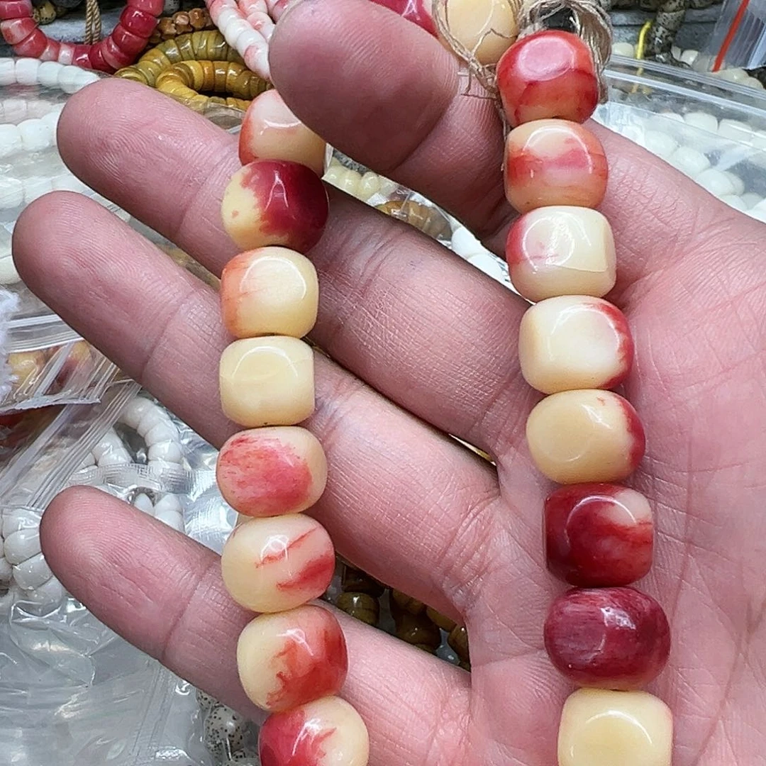 驼骨手串/手链126驼骨六方手持有粽裂