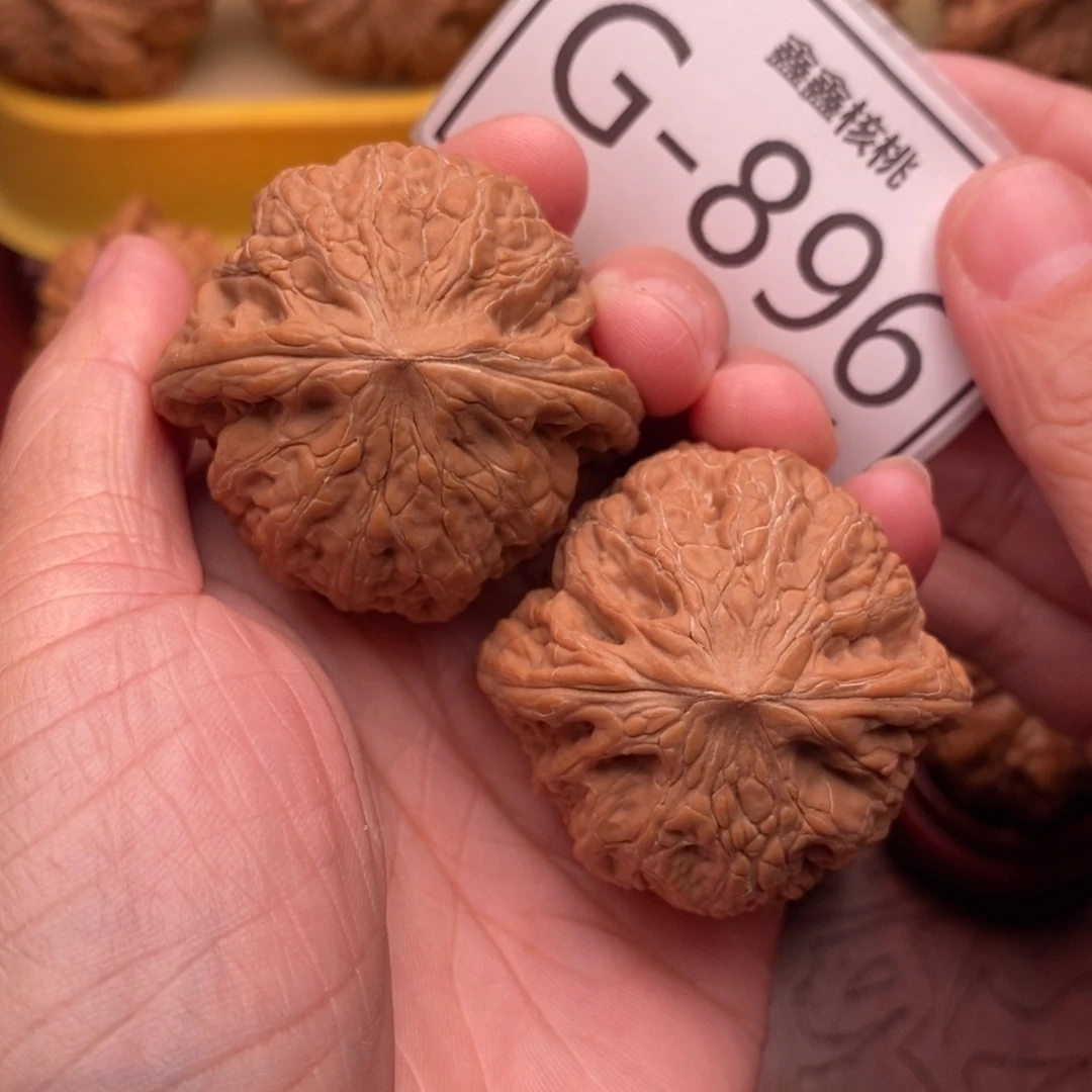 咪***财文玩核桃把件铁锤43