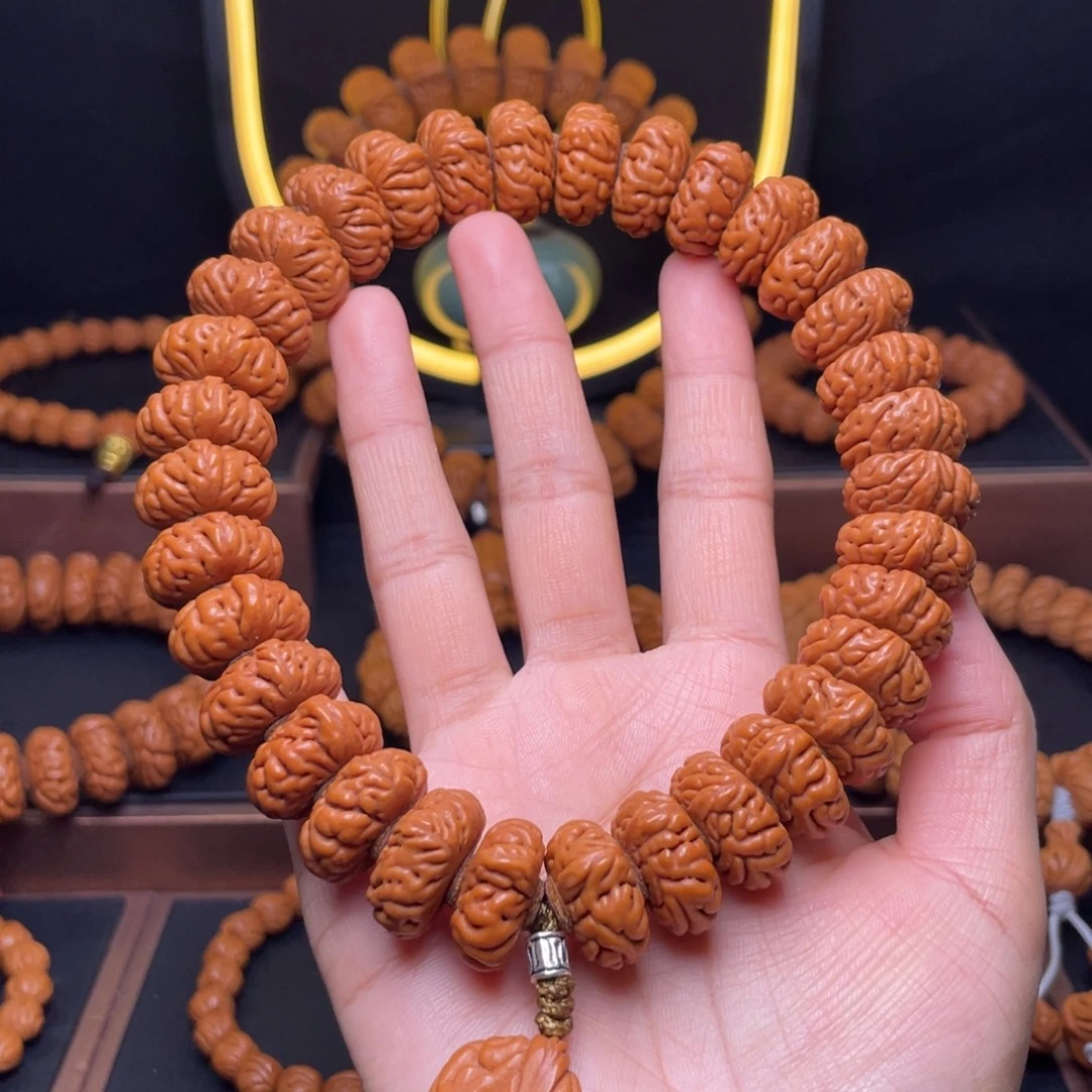 空***悟手串桃核19尺寸大肠手持