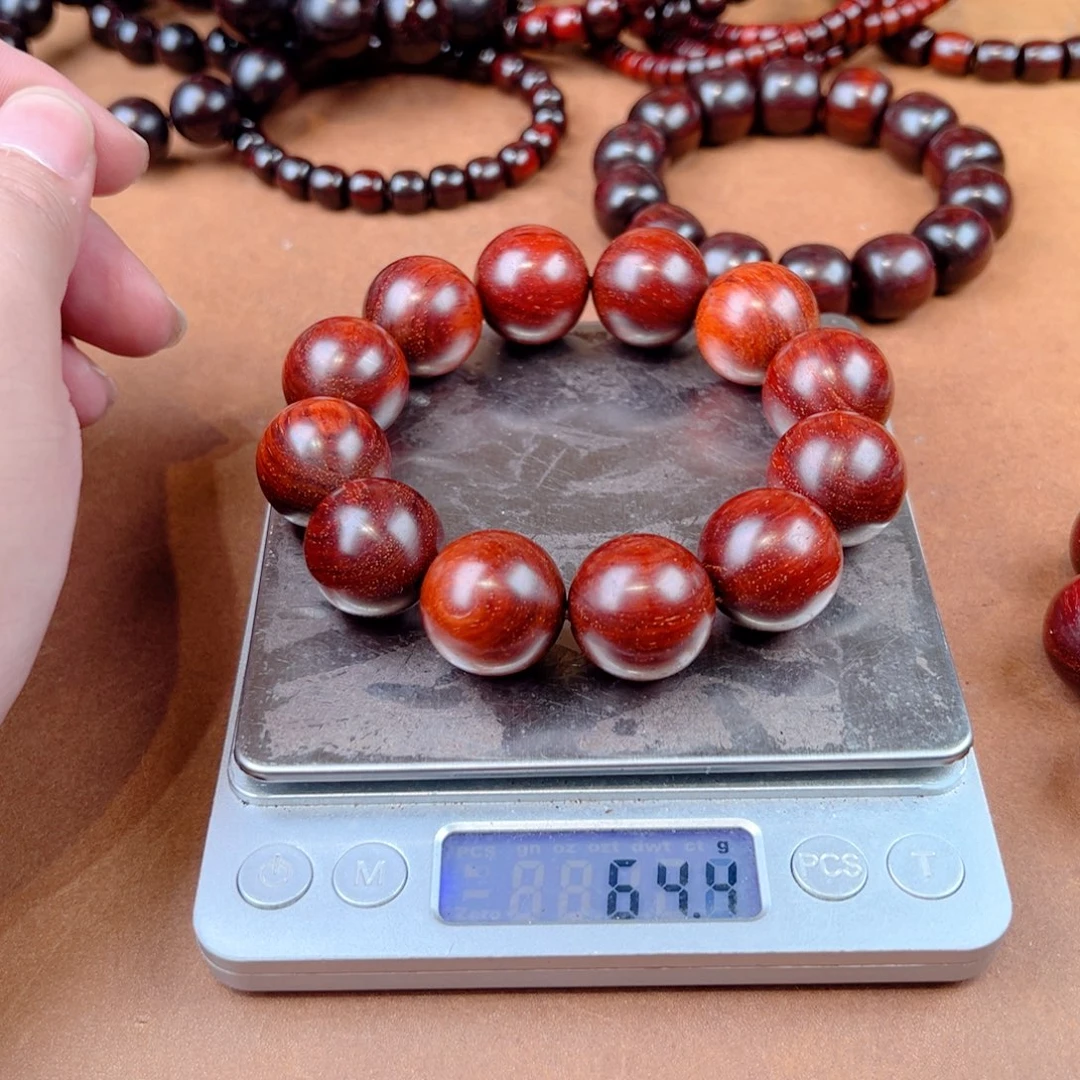 A***国手串/手链小叶紫檀20干磨