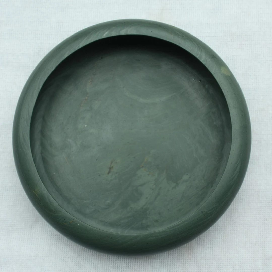 老坑水泉湾料笔洗尺寸16x16x4cm