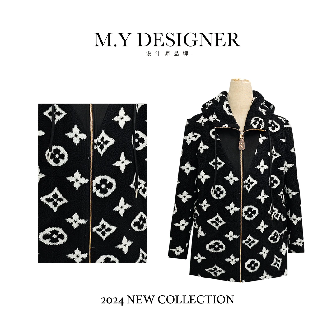 M.Y媛总 2025冬季新款设计感中长款风衣通勤气质百搭外套1LY801