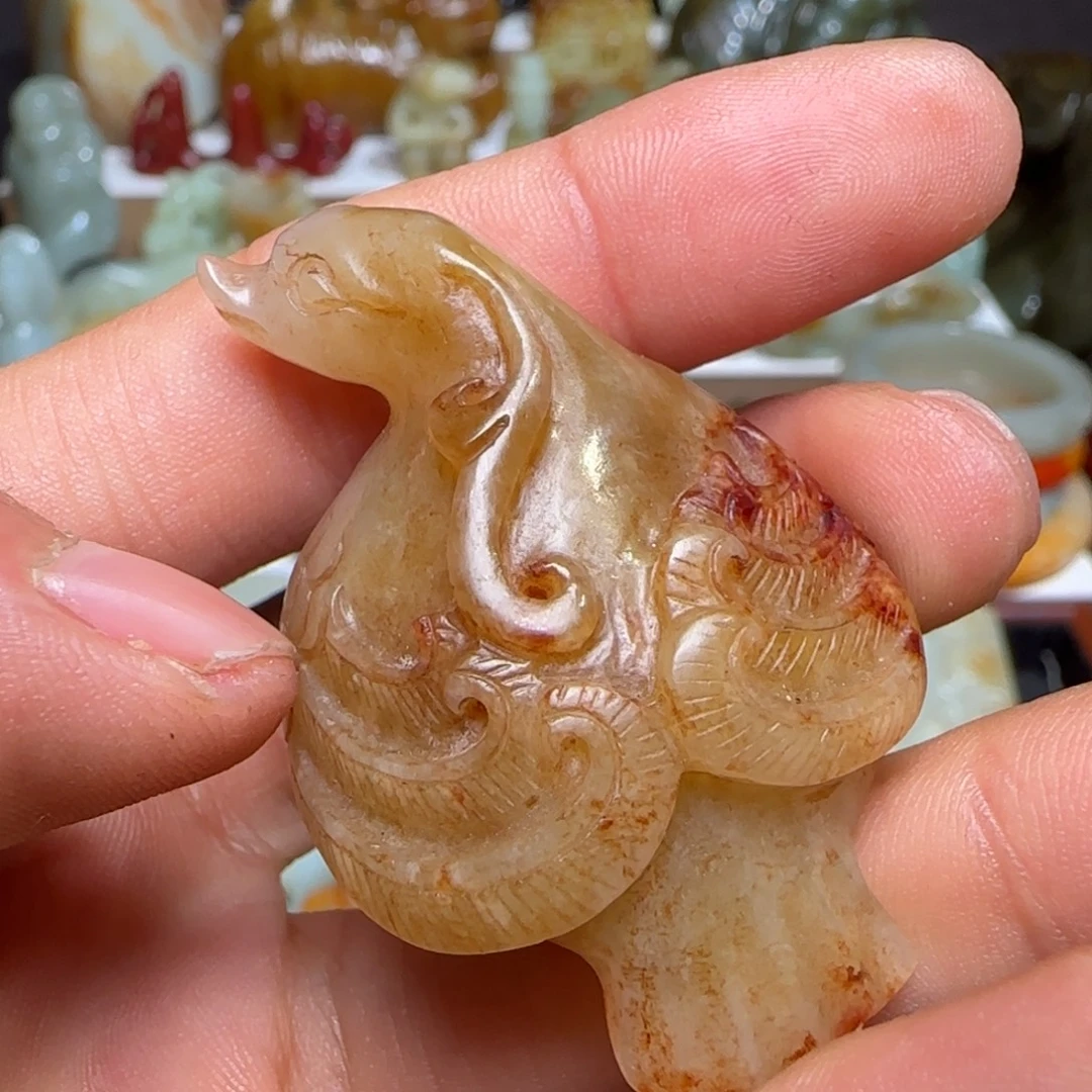 皇***勒和田玉未镶嵌挂件