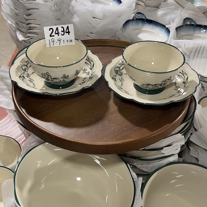 瓷微瑕外贸餐具2494