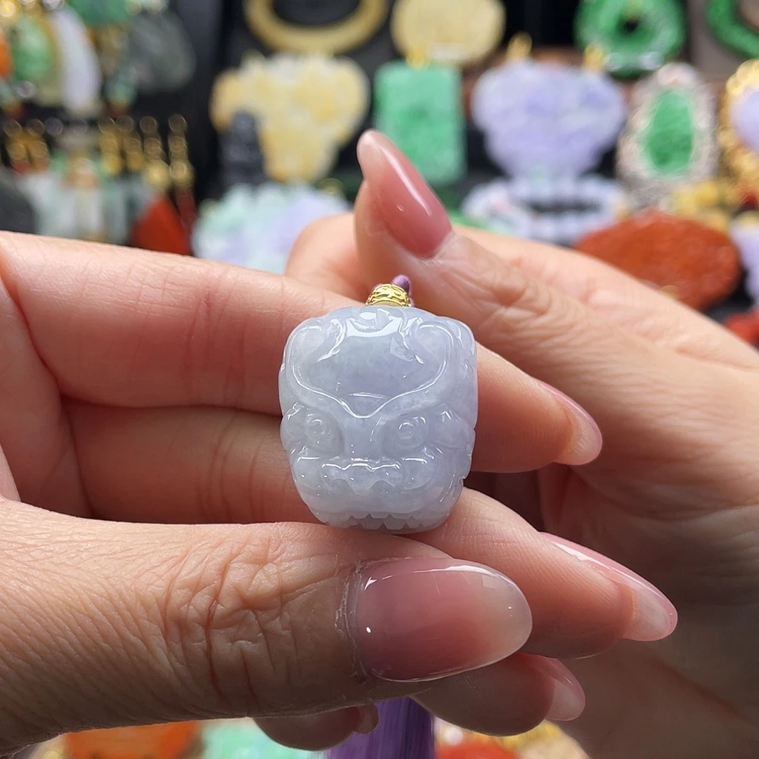 翡翠未镶嵌颈饰代编织