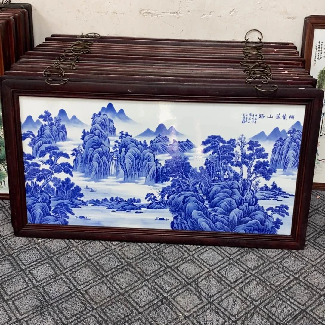 瓷120*66 景德镇瓷板画柴窑烧制