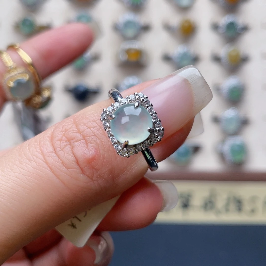 翡翠戒指未镶嵌戒指