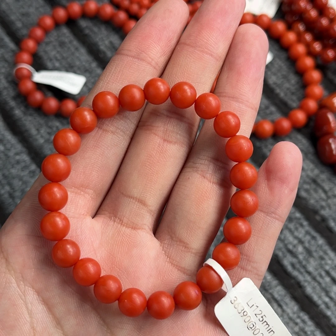 乖***兔未镶嵌手链南红玛瑙保山东山手串8+