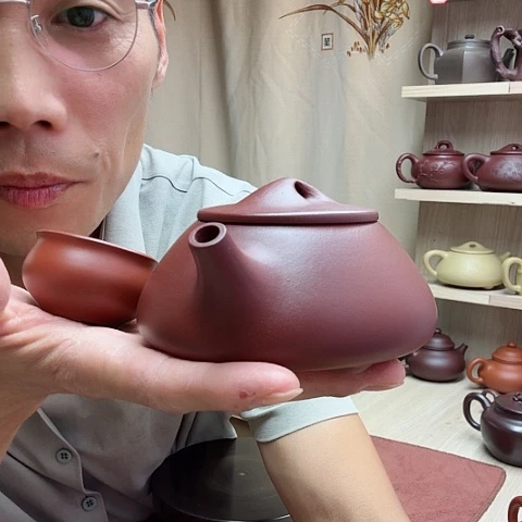 茶壶紫砂油***哥宜兴紫砂原矿清水泥