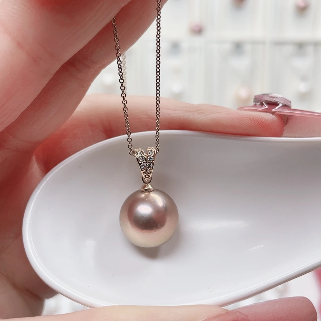 淡水珍珠吊坠(赠链)合金