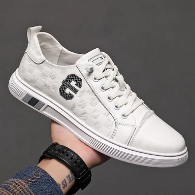 路易圣戈希鞋子男款工作鞋秋冬小黑鞋小白鞋单鞋休闲鞋皮面板鞋