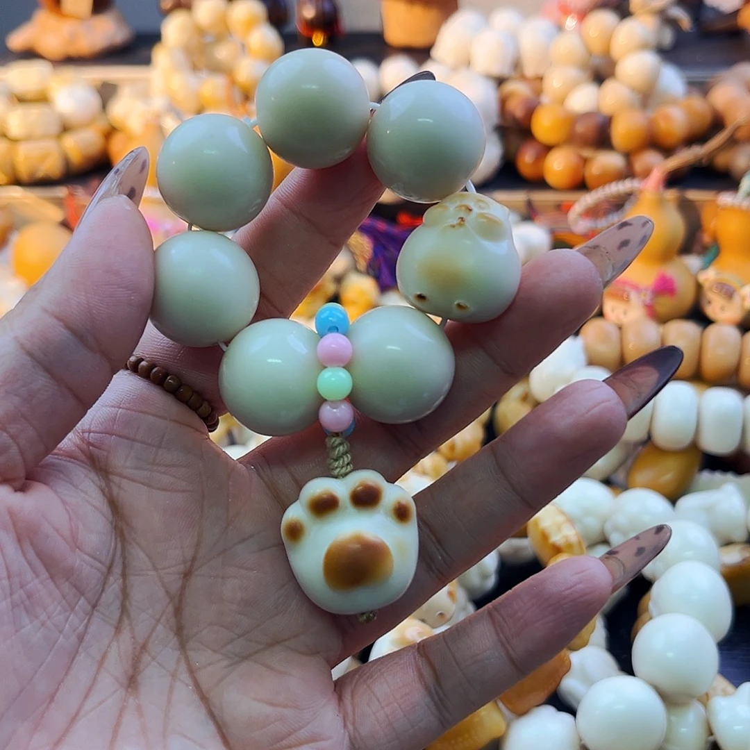 菩提根/象牙果手串猫爪老鼠