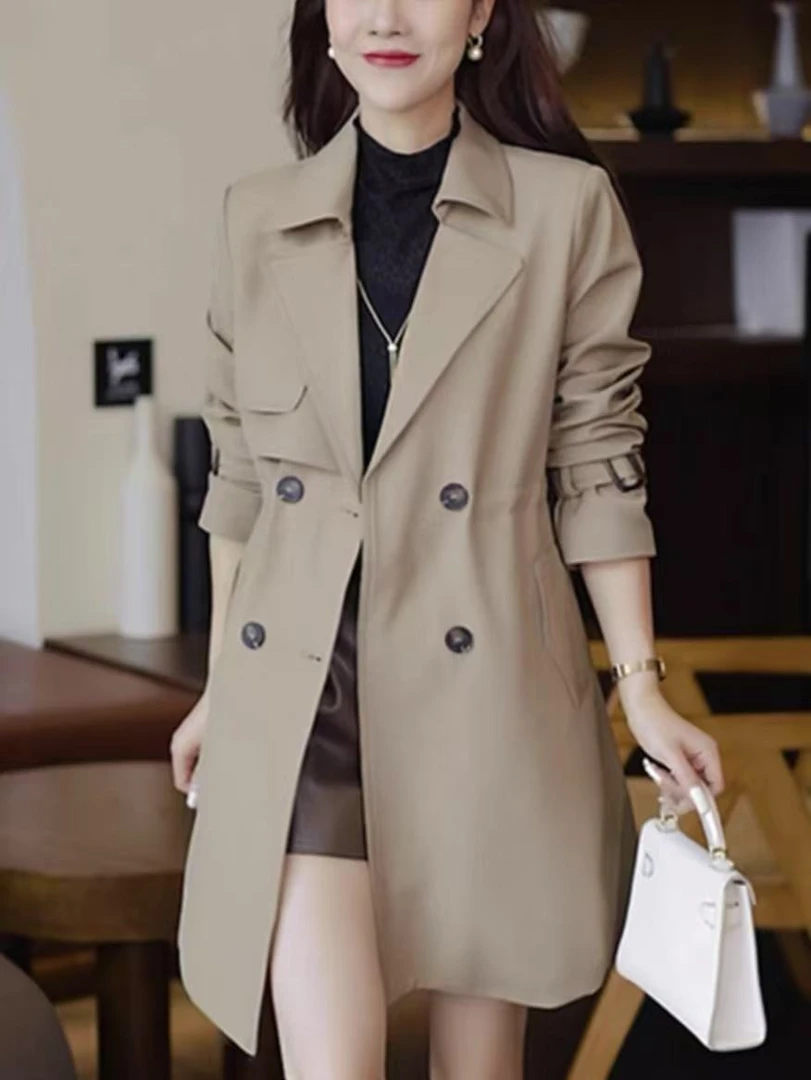 【编号101-160】风衣时尚显瘦中长款女装