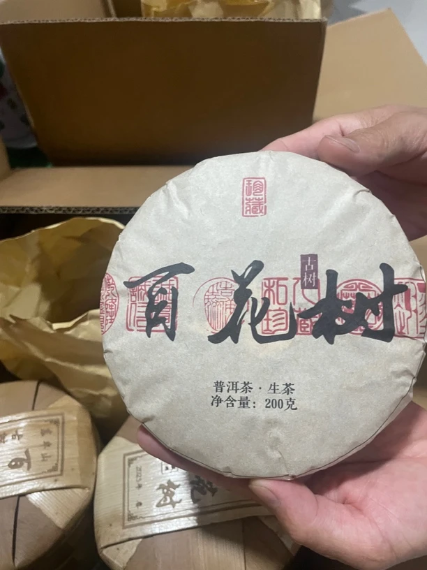2025年百花树古树200克普洱茶普洱茶 生茶