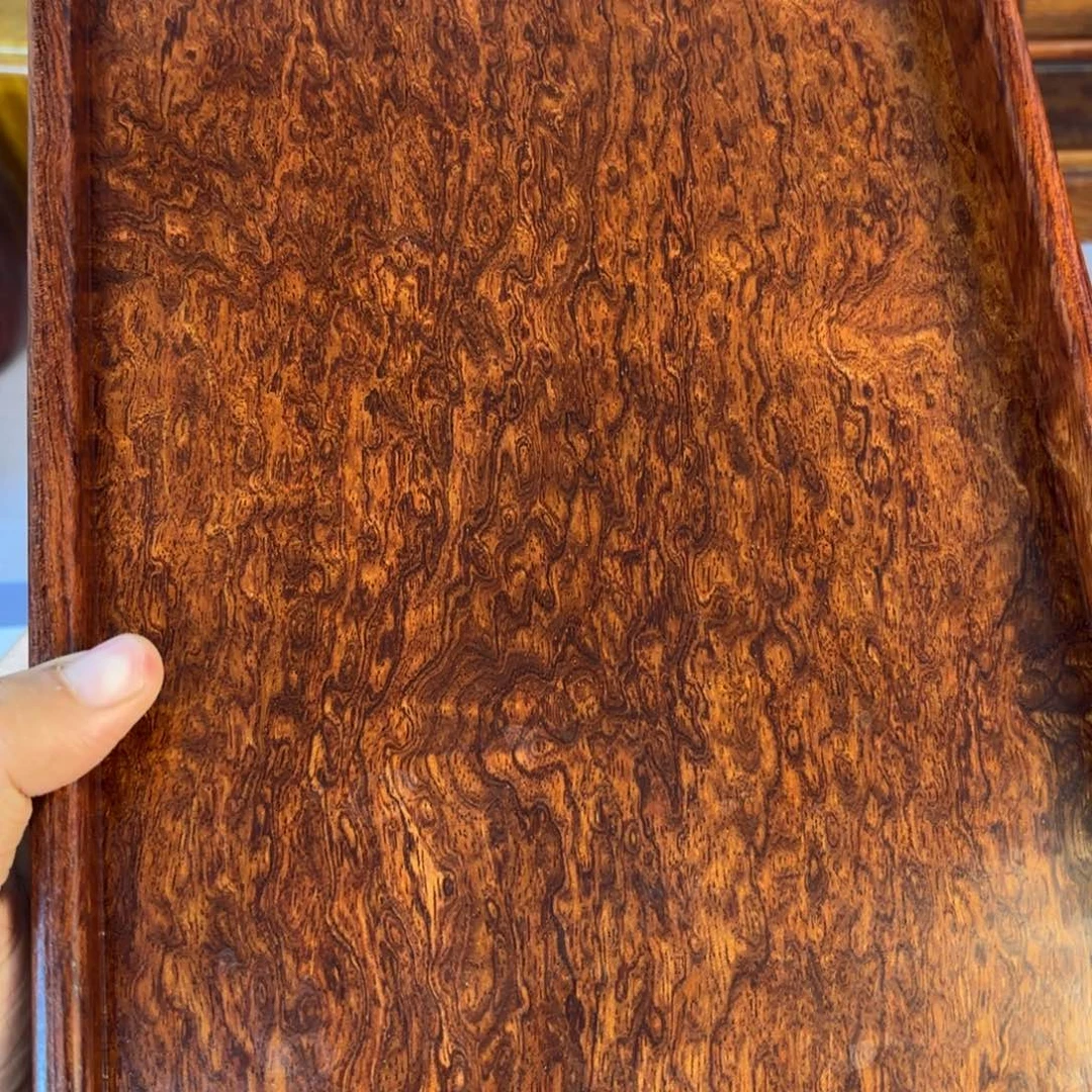 木缅甸花梨独板托盘