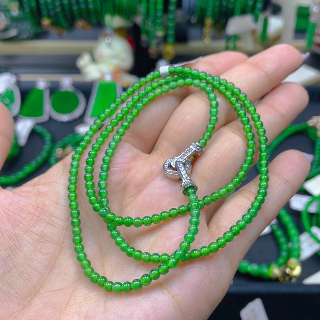 颈饰未镶嵌翡翠项链3