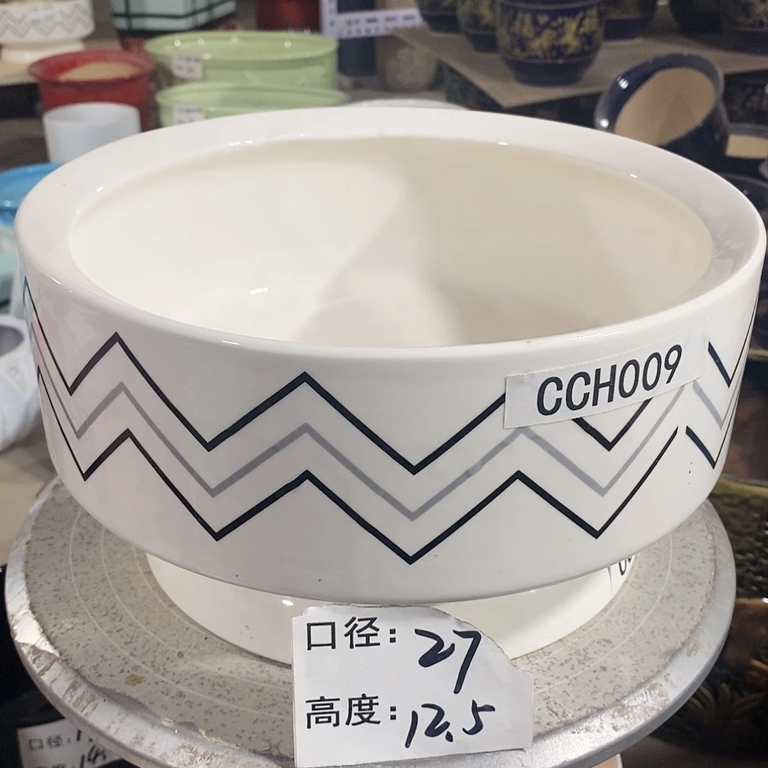 【闪购商品】陶瓷微瑕花盆-CCH009-大号1个