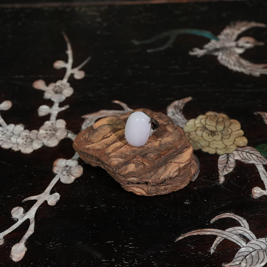 12.23香港王老板-翡翠a货镶嵌戒指a1777