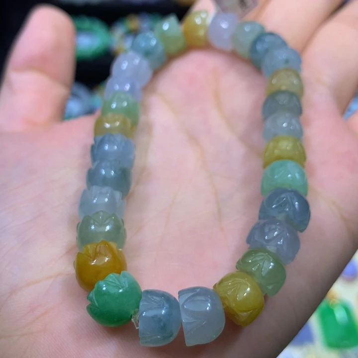 翡翠未镶嵌耳饰翡翠