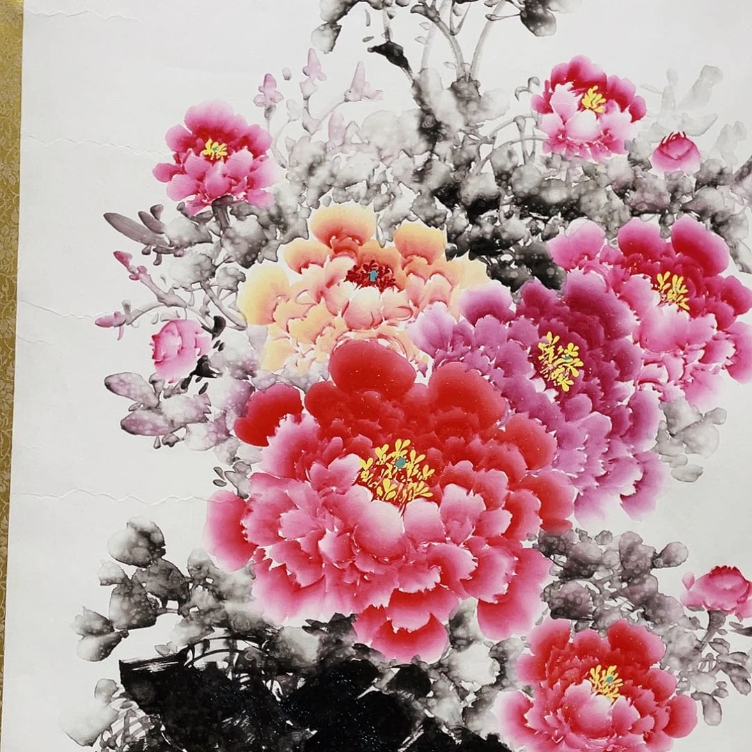 国画w老师手笔手绘作品