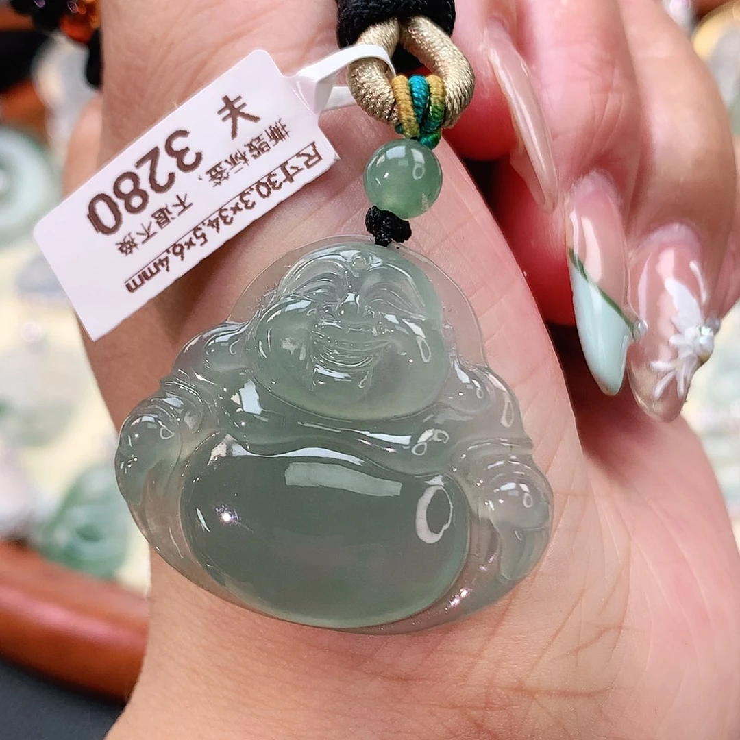 翡翠挂件未镶嵌佛公