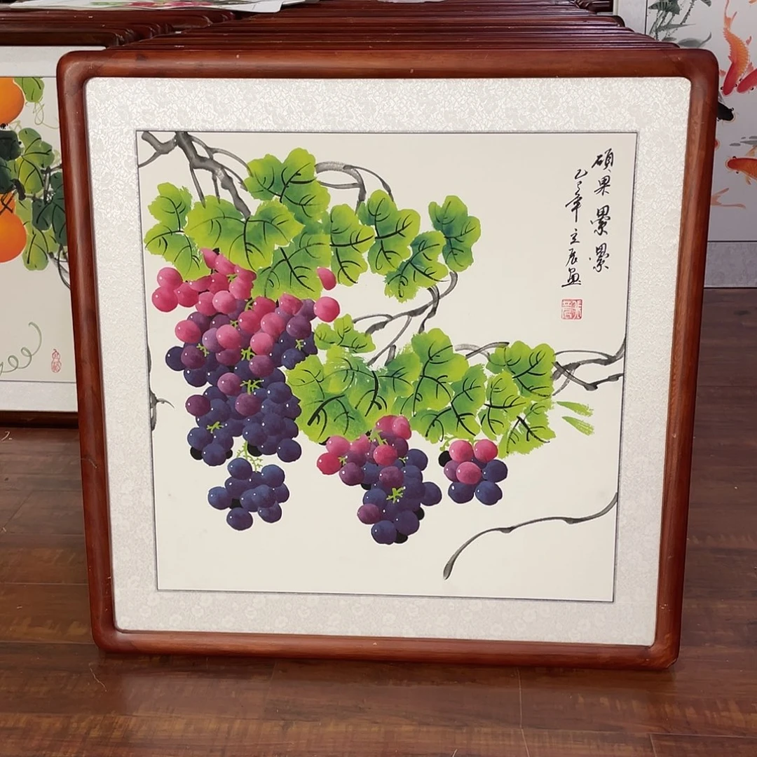 国画带框尺寸63*63厘米