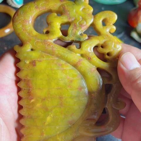 紫金钵盂菩提把件