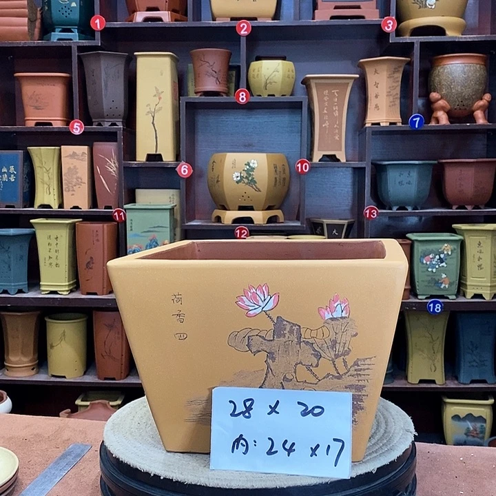 紫砂花盆紫砂花盆