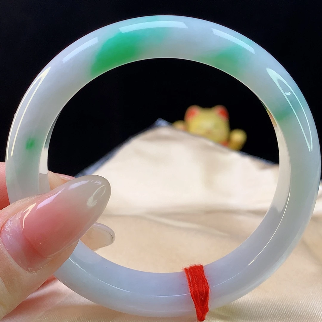 翡翠手镯未镶嵌天然翡翠1115