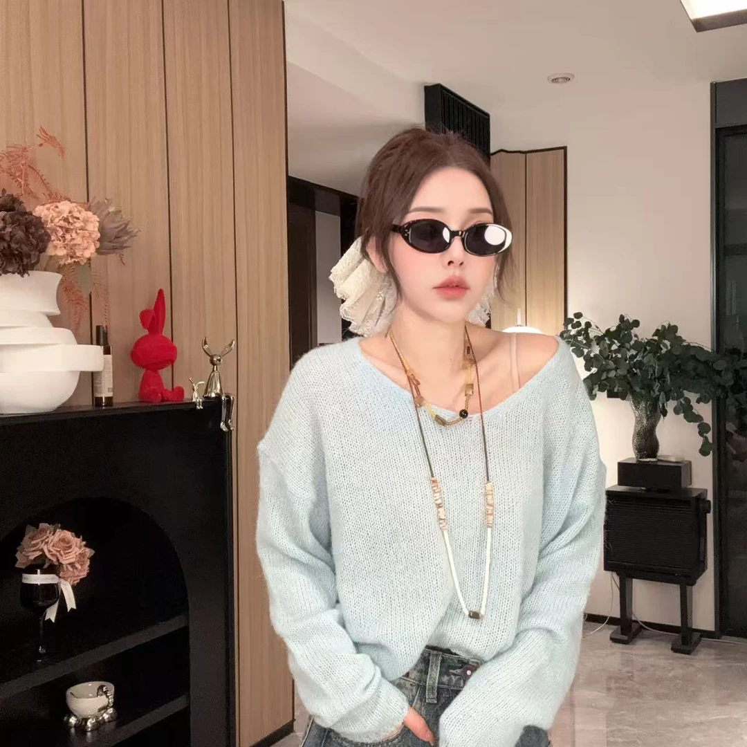 【丽丽推荐】网红时尚糖果色毛衣