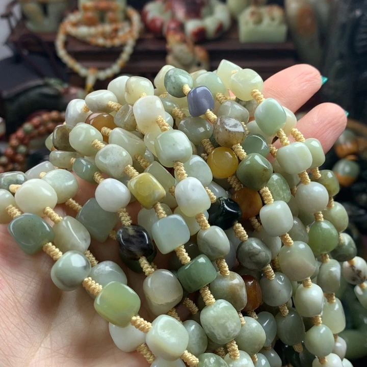 岫岩河磨玉（透闪石质玉）把件未镶嵌