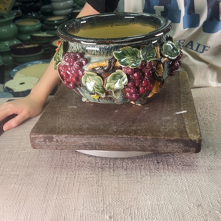 泳坤堂石湾盆陶瓷