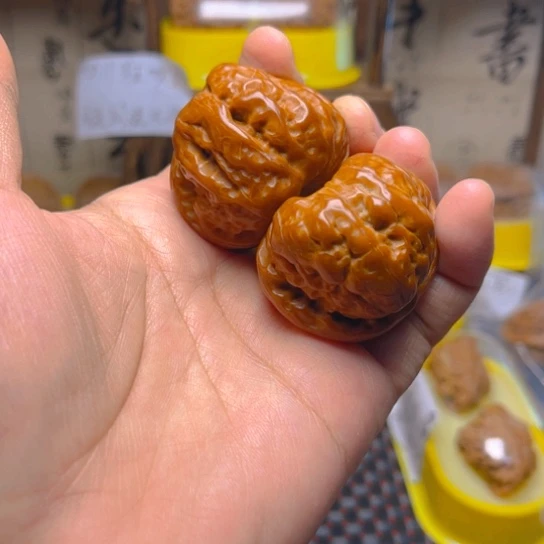 摩***e文玩核桃吊坠金蟾