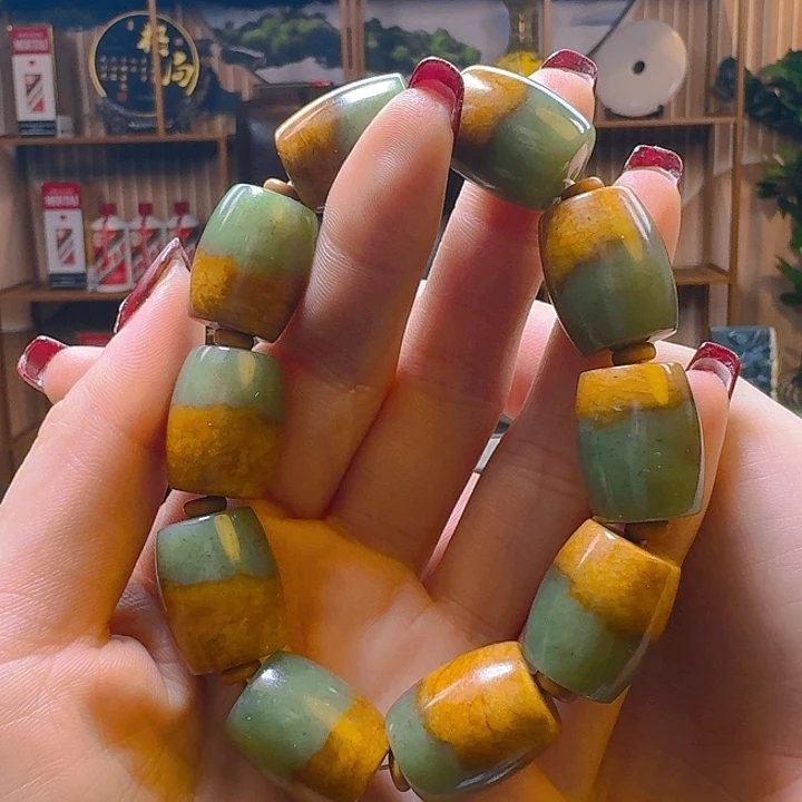 和田玉手串未镶嵌?****?