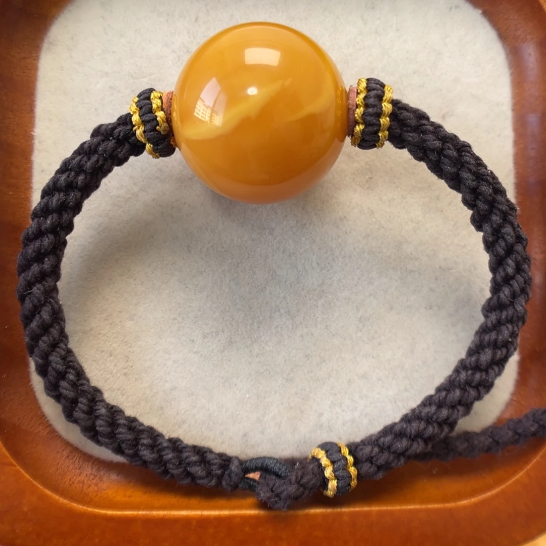 蜜蜡未镶嵌手绳蜜蜡