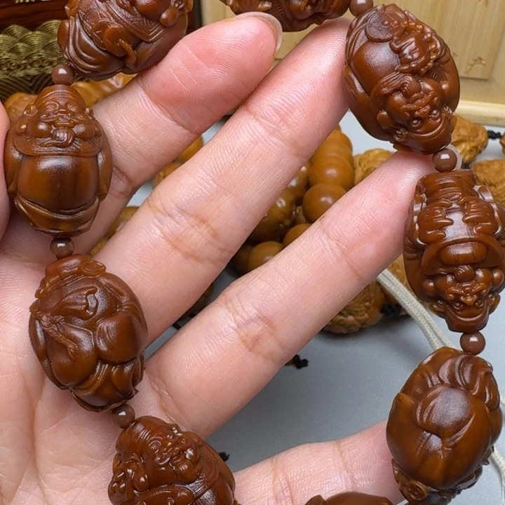 橄榄核手串/手链八大财神