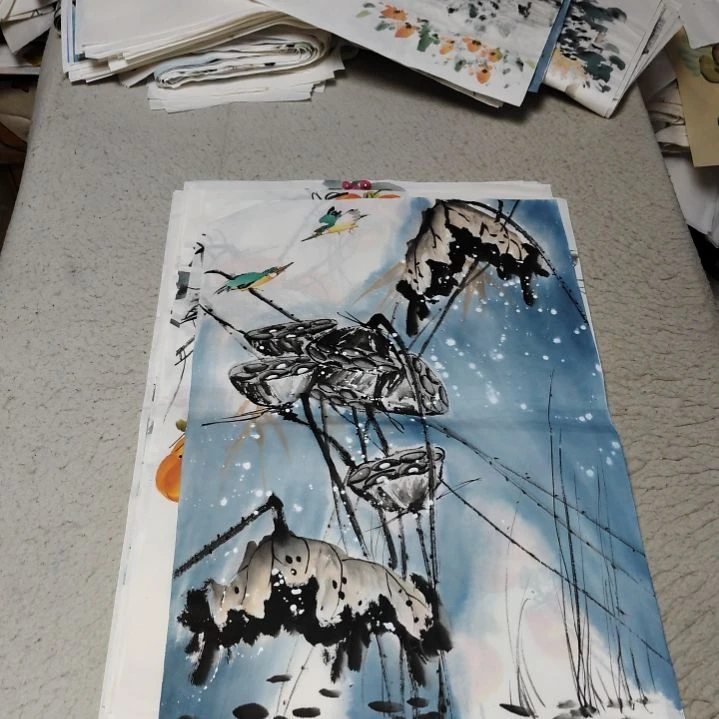 因***你国画国画花鸟花鸟花鸟