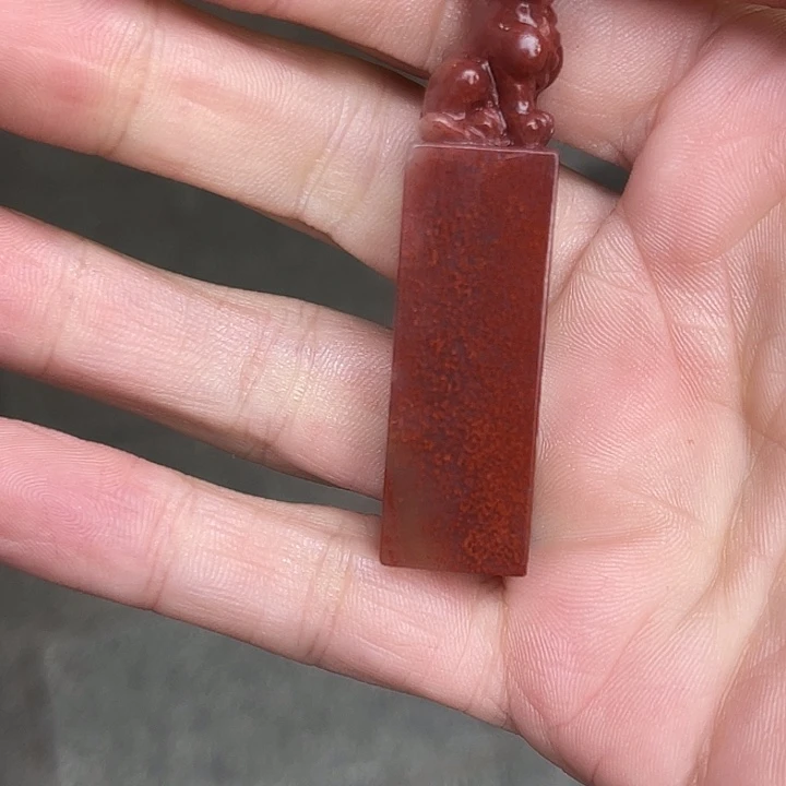 印石寿山石定制寿山水洞朱砂不退不换