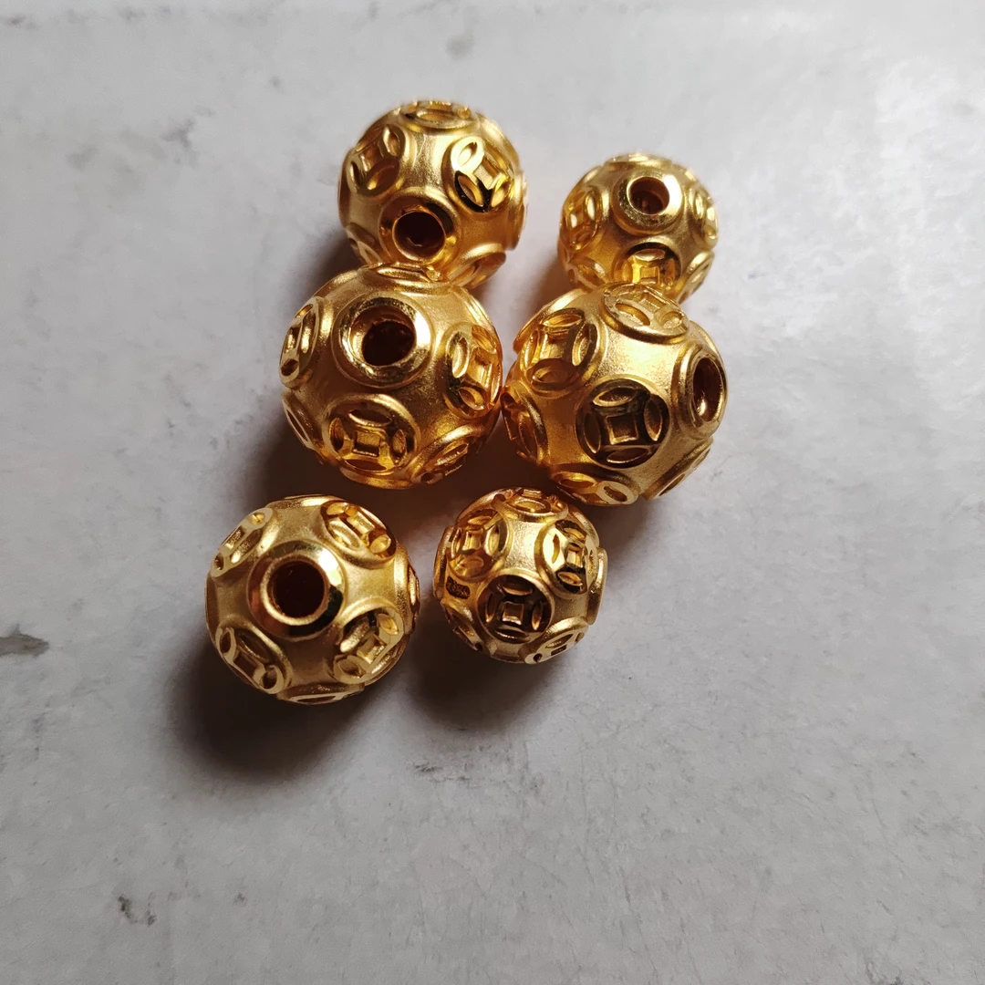 金元宝足金999貔貅珠子首饰